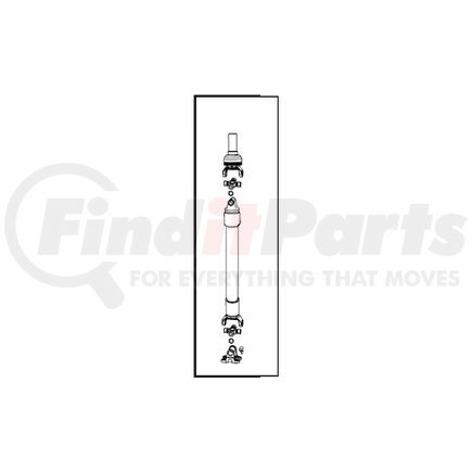 68034653AD by MOPAR - Drive Shaft - Rear, for 2011-2018 Ram 1500 & 2019-2021 Ram 1500 Classic