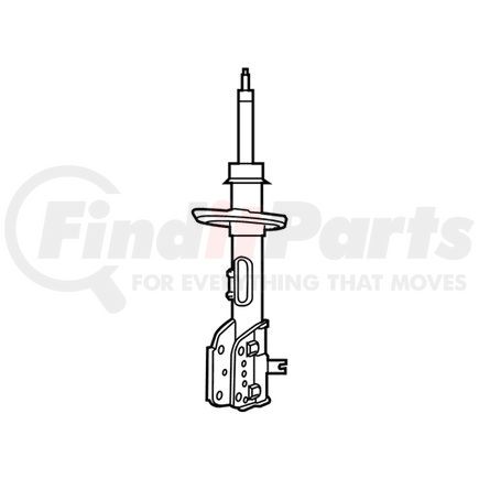 68248732AD by MOPAR - Suspension Strut - Front, Right