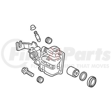 68337463AA by MOPAR - Disc Brake Caliper - Rear, Right, For 2017-2019 Fiat 124 Spider