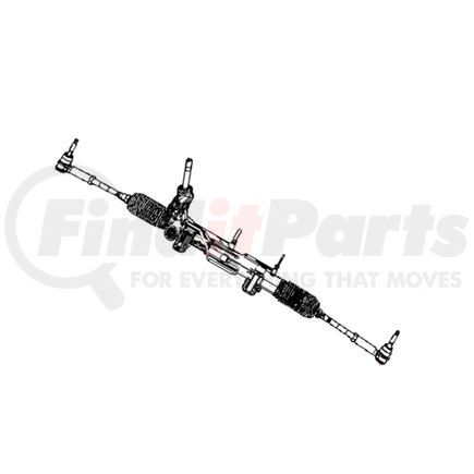 5154514AC by MOPAR - Rack and Pinion Assembly