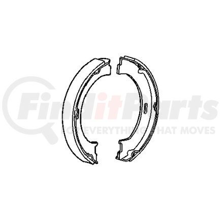 5093390AC by MOPAR - Parking Brake Shoe