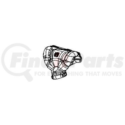 4892963AB by MOPAR - Exhaust Manifold Heat Shield - For 2012-2019 Dodge/Jeep/Fiat