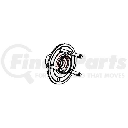 4779612AE by MOPAR - Wheel Hub - Left or Rear