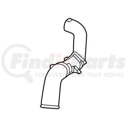 68199458AC by MOPAR - Intercooler Hose - Inlet, For 2015-2019 Fiat 500