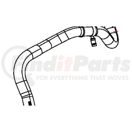 5058881AD by MOPAR - Radiator Inlet Hose - For 2013-2019 Dodge Journey