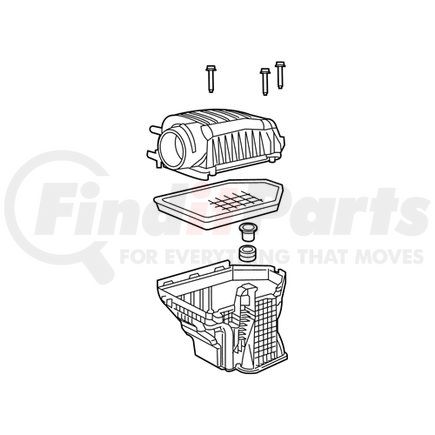 68413348AB by MOPAR - Air Cleaner Assembly