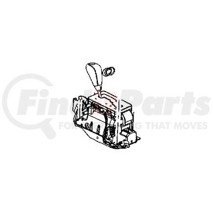 68091343AA by MOPAR - Automatic Transmission Shift Lever Assembly - For 2005-2007 Chrysler/Dodge