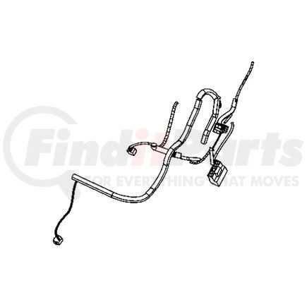 68096465AA by MOPAR - HVAC Wiring Harness - with Bulb and Sockets, For 2012-2019 Fiat 500