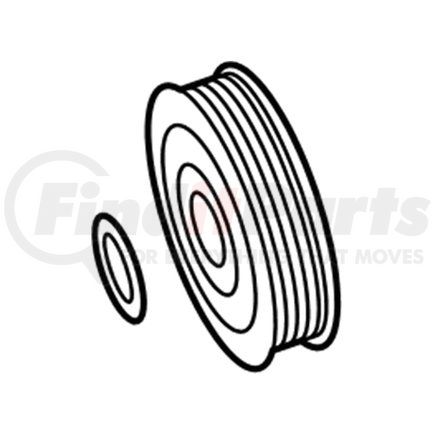 68257495AA by MOPAR - A/C Compressor Clutch Pulley