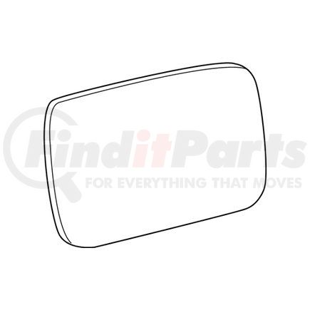 68050297AA by MOPAR - Door Mirror Glass - Left, for 2009-2022 Ram