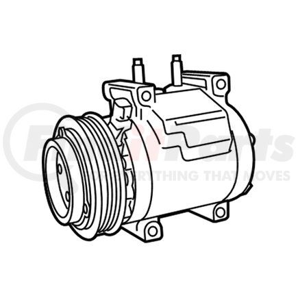 68251534AE by MOPAR - A/C Compressor - For 2016-2021 Jeep Grand Cherokee/2022 Grand Cherokee WK