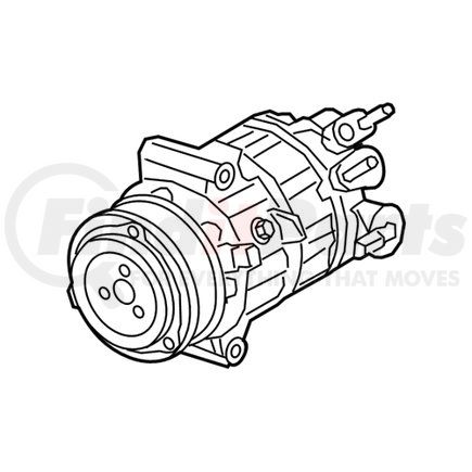 68245083AA by MOPAR - A/C Compressor