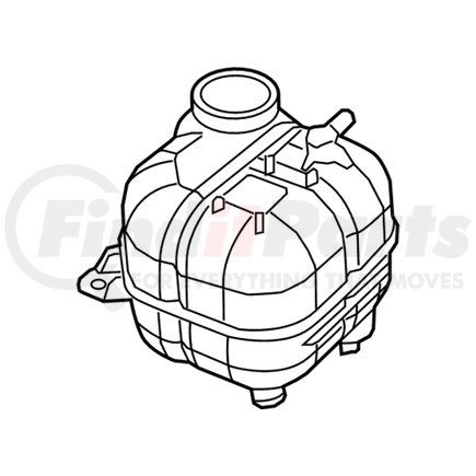 68288272AB by MOPAR - Engine Coolant Reservoir - For 2019-2023 Jeep Cherokee