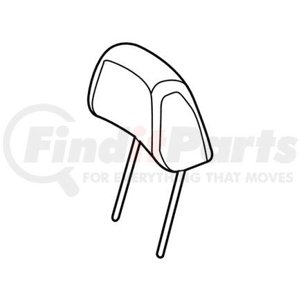 5PR86DX9AA by MOPAR - Headrest - Front