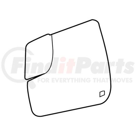 68402095AA by MOPAR - Door Mirror Glass - Left, For 2019-2023 Ram 1500