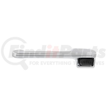 110966 by UNITED PACIFIC - Exterior Door Handle - Chrome, Driver Side, with Black Plastic Push Button, for 1980-1996 Ford Bronco/F-150/F-250