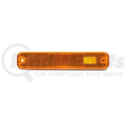111072 by UNITED PACIFIC - Side Marker Light Lens - Front, RH or LH, Amber Lens, Plastic Rear Housing, for 1973-1979 Ford Truck