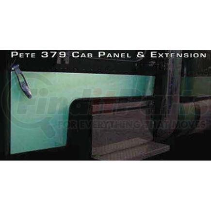 P1179 by ARANDA - Cab Panel Blank w/Integrated Hood Ext. Make Peterbilt Model 379 Size 8 Units 1 Pr. Material S.S. Gauge 18G Alloy #430 Finish BA