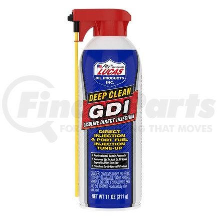 11096 by LUCAS OIL - Deep Clean GDI Cleaner - 11 Oz., Gasoline Direct Injection