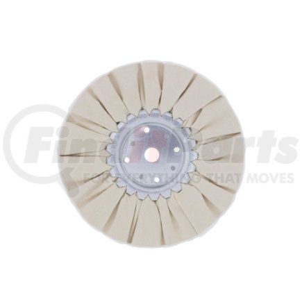 90024UA by UNITED PACIFIC - Air Buffer - White-Treated, 8" Diameter, 16-Ply, 5/8" and 1/2" Arbor