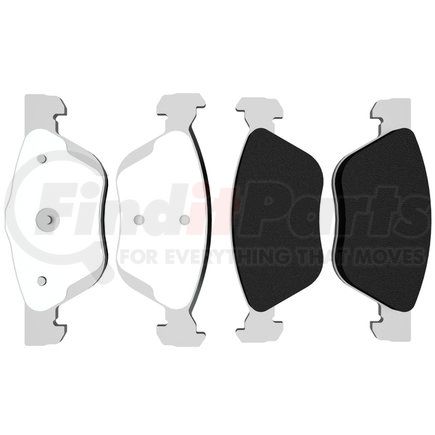 68190118AC by MOPAR - Disc Brake Pad Set - Front, For 2012-2019 Fiat 500