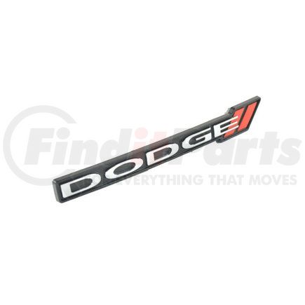 68227437AA by MOPAR - Emblem - Dodge with Stripes, Front, Left, Grille, For 2015-2023 Dodge Charger