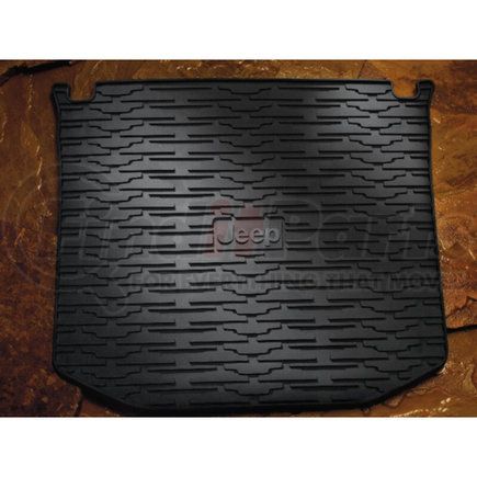 82212085 by MOPAR - Cargo Tray - Slate Gray, with Jeep Logo, Rubber, for 2011-2022 Jeep