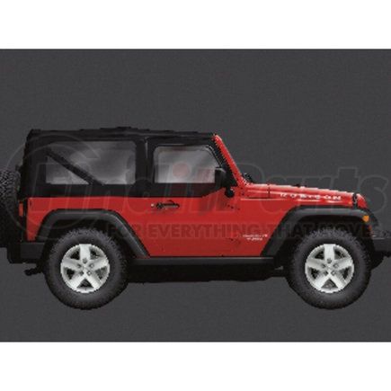 82213651 by MOPAR - Soft Top - Black, with Folding Framework