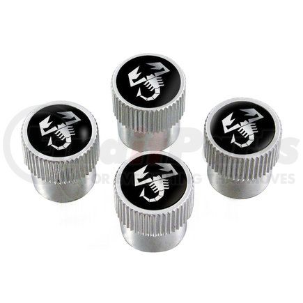 82213718AB by MOPAR - Tire Valve Stem Cap - Silver, For 2012-2019 Fiat