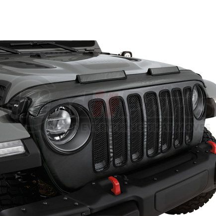82215366 by MOPAR - Front End Bra - Black, Vinyl, Front, with Jeep Logo