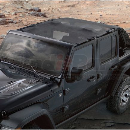 82215390AC by MOPAR - Sunroof Shade - Soft Top, Mesh, Black, For 2018-2023 Jeep Wrangler