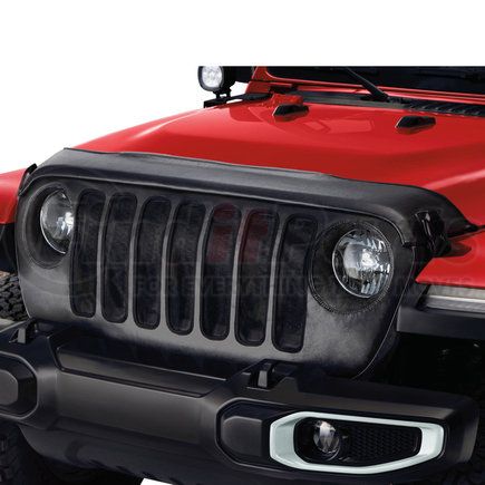 82215369 by MOPAR - Grille / Hood Scoop / Bumper Cover Kit - Black, Vinyl, with Jeep Logo