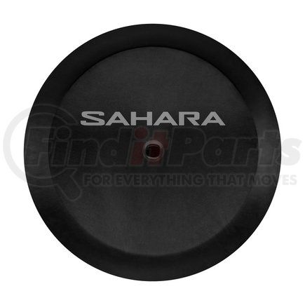 82215447 by MOPAR - Spare Tire Cover - Black, For 32 Inches Tires, with Sahara Logo, For 2018-2019 Jeep Wrangler