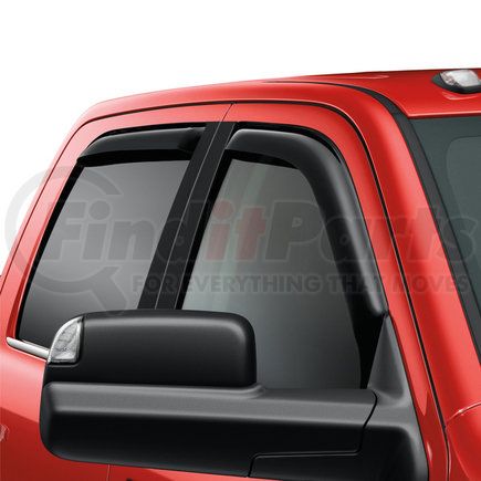 82215819 by MOPAR - Side Window Deflector - Acrylic, Tinted, For 2019-2023 Ram