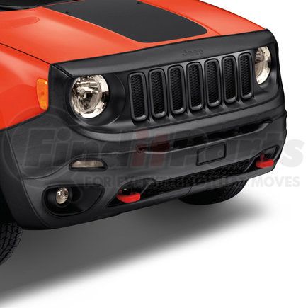 82215989AA by MOPAR - Front End Bra - Black, Vinyl, Front, For 2019-2023 Jeep Renegade