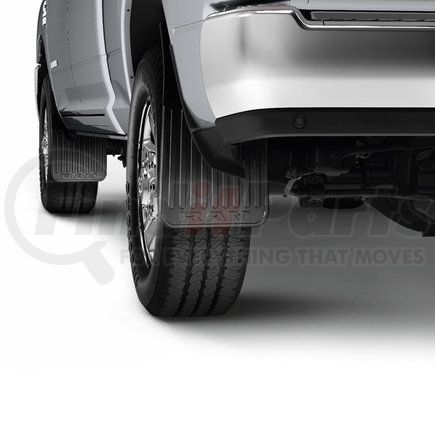 82215928AB by MOPAR - Mud Flap - Front, Rubber, Heavy-Duty, For 2019-2023 Ram