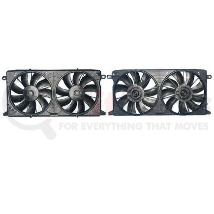 6014101 by APDI RADS - Dual Radiator and Condenser Fan Assembly