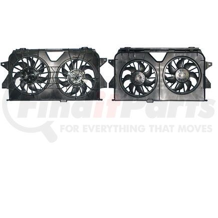 6015108 by APDI RADS - Dual Radiator and Condenser Fan Assembly
