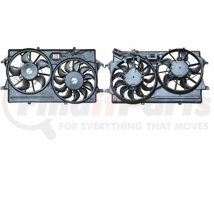 6018131 by APDI RADS - Dual Radiator and Condenser Fan Assembly