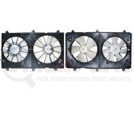 6019116 by APDI RADS - Dual Radiator and Condenser Fan Assembly