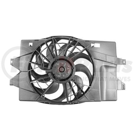 6017102 by APDI RADS - Dual Radiator and Condenser Fan Assembly