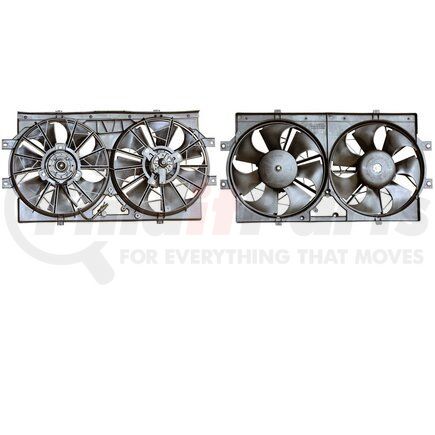 6017116 by APDI RADS - Dual Radiator and Condenser Fan Assembly