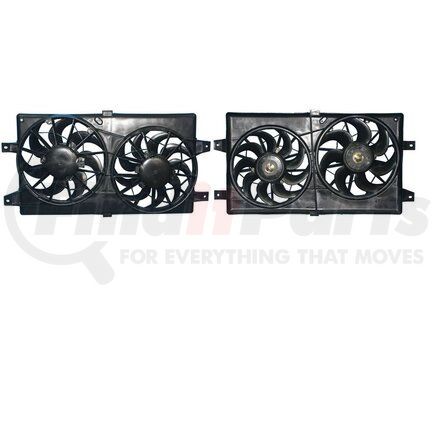 6017114 by APDI RADS - Dual Radiator and Condenser Fan Assembly