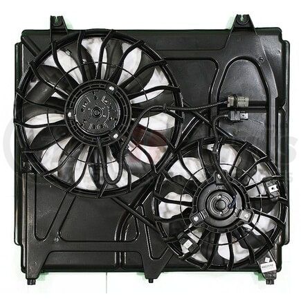 6023110 by APDI RADS - Dual Radiator and Condenser Fan Assembly