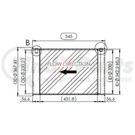 46003 by DINEX - Diesel Particulate Filter (DPF) - Fits Caterpillar