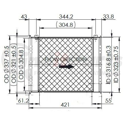 65014 by DINEX - Diesel Particulate Filter (DPF) - Fits International