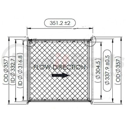 82014 by DINEX - Diesel Particulate Filter (DPF) - Fits Mack/Volvo