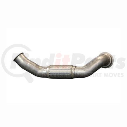 6IE004 by DINEX - Exhaust Pipe with Bellow - Fits International