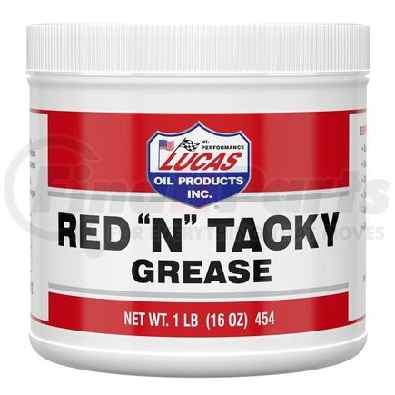 10574 by LUCAS OIL - Red "N" Tacky Grease - 1 lb. Tub (16 Oz.), Lithium