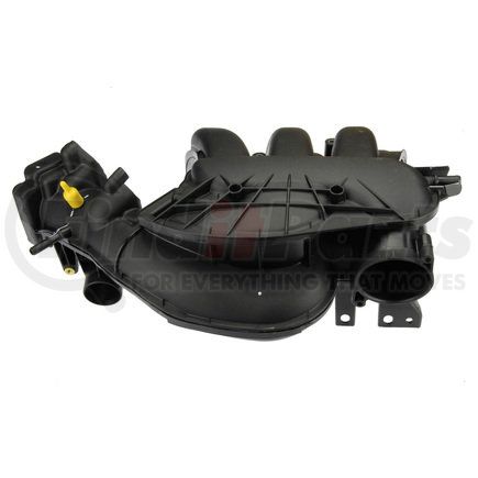 FD1416590 by URO - Intake Manifold - PA6, 486mm Length, Black, Single Plane, 4 Mounting Holes, Gasket Included